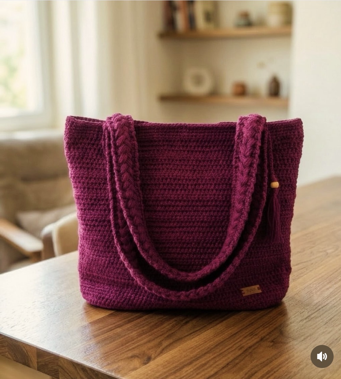 Bolso burdeos — Virginia Paternostro (TATETI crochet)