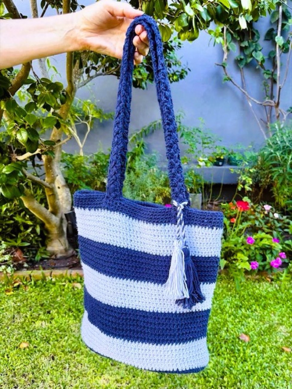 Bolso de playa First — Martha Aguilar (TATETI crochet)